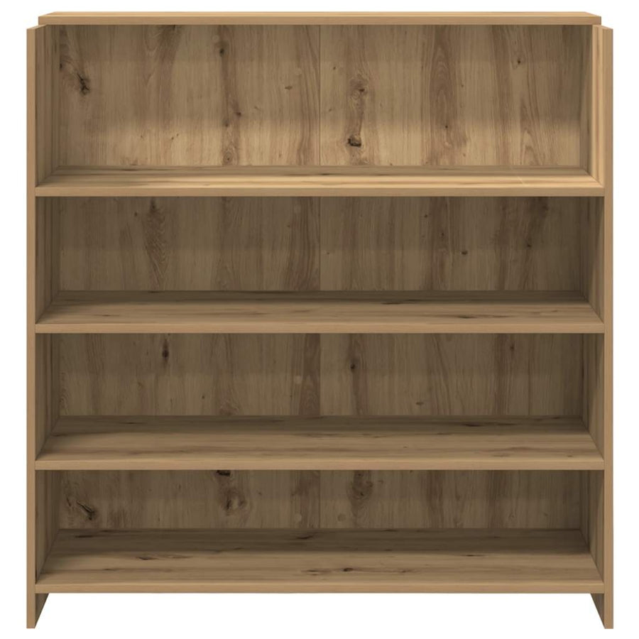 Receptiebalie 100X50X103,5Cm Bewerkt Hout Artisanaal Eikenkleur