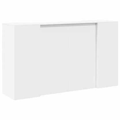 Receptiebalie 180x50x103,5 cm bewerkt hout wit