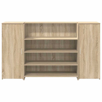 Receptiebalie 180X50X103,5 Cm Bewerkt Hout Kleurig 180 x 50 x 103.5 cm