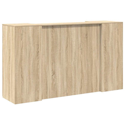Receptiebalie 180X50X103,5 Cm Bewerkt Hout Kleurig 180 x 50 x 103.5 cm