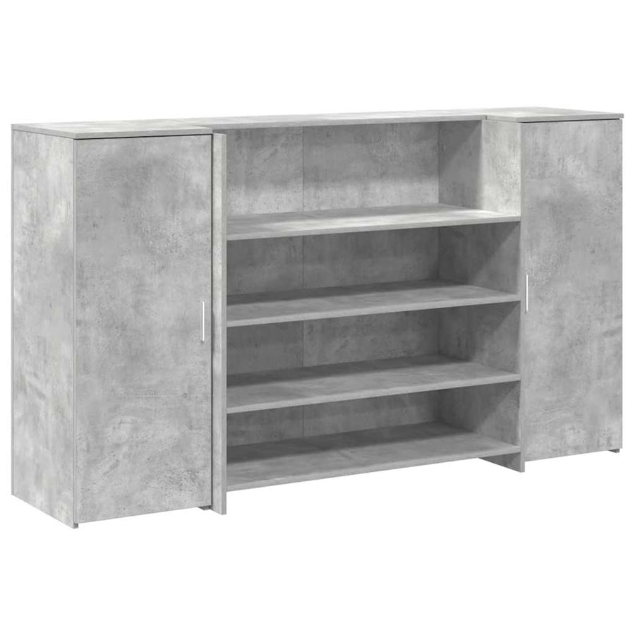 Receptiebalie 180X50X103,5 Cm Bewerkt Hout 180 x 50 x 103.5 cm