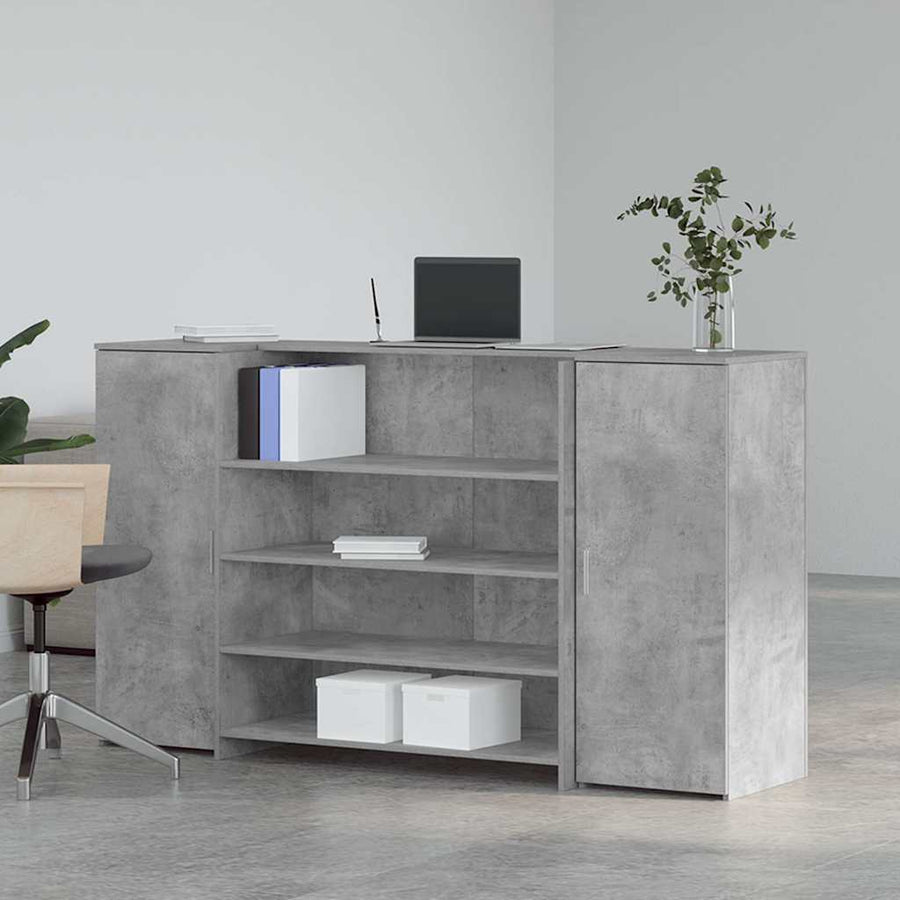 Receptiebalie 180X50X103,5 Cm Bewerkt Hout 180 x 50 x 103.5 cm