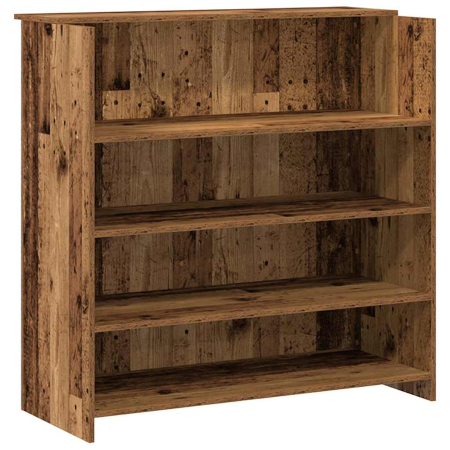 Receptiebalie 180X50X103,5 Cm Bewerkt Hout Kleurig 180 x 50 x 103.5 cm Oud hout