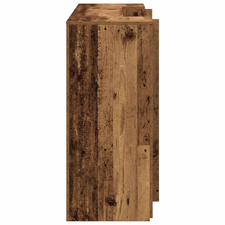 Receptiebalie 180X50X103,5 Cm Bewerkt Hout Kleurig 180 x 50 x 103.5 cm Oud hout