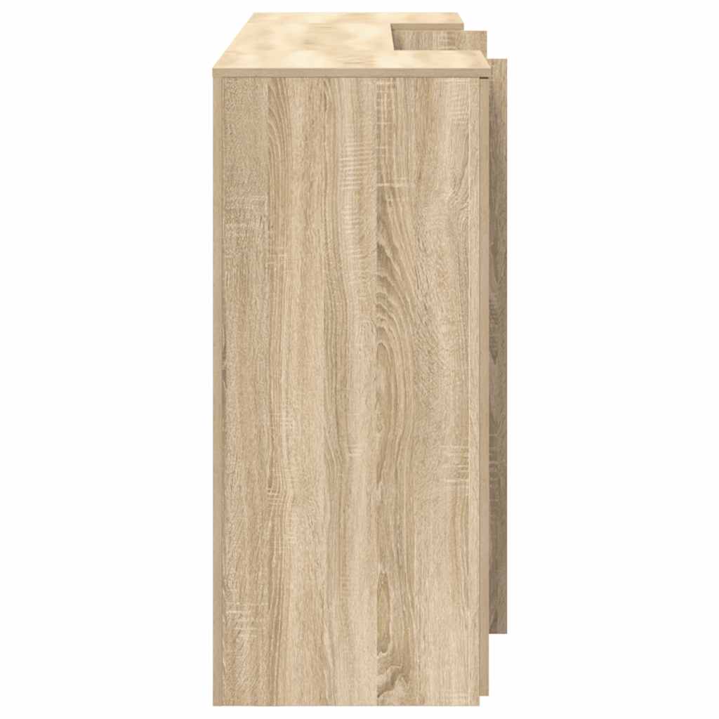 Receptiebalie 200X50X103,5 Cm Bewerkt Hout Kleurig 200 x 50 x 103.5 cm Sonoma eiken