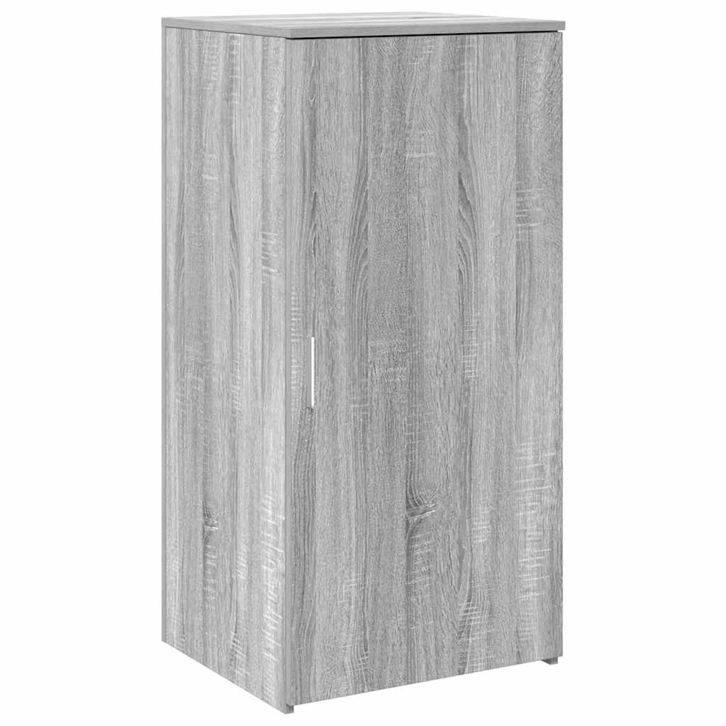 Receptiebalie 200X50X103,5 Cm Bewerkt Hout Eiken 200 x 50 x 103.5 cm Grijs sonoma