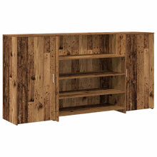 Receptiebalie 200X50X103,5 Cm Bewerkt Hout Kleurig 200 x 50 x 103.5 cm Oud hout