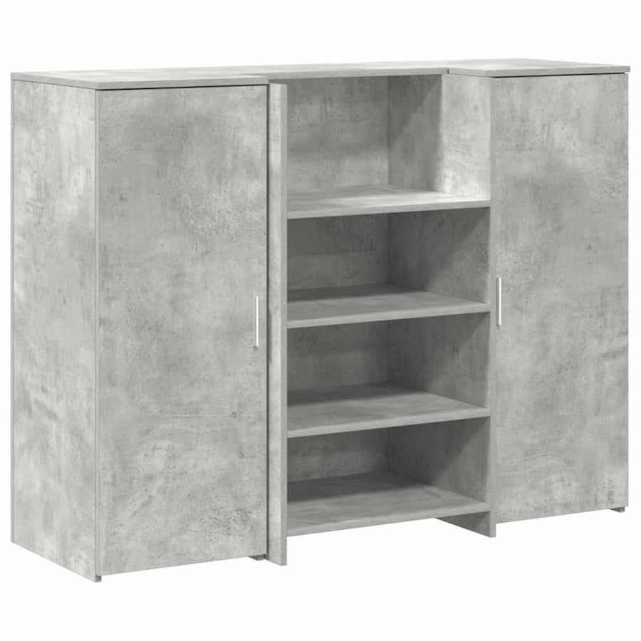 Receptiebalie 135X50X103,5 Cm Bewerkt Hout 135 x 50 x 103.5 cm