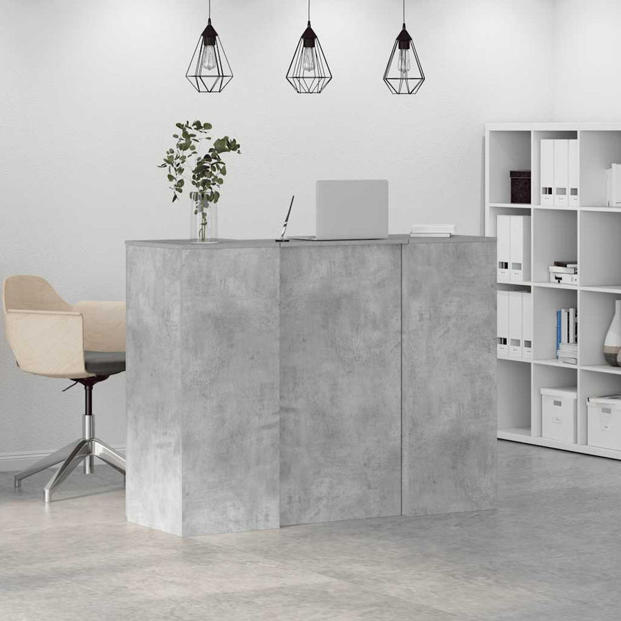 Receptiebalie 135X50X103,5 Cm Bewerkt Hout 135 x 50 x 103.5 cm
