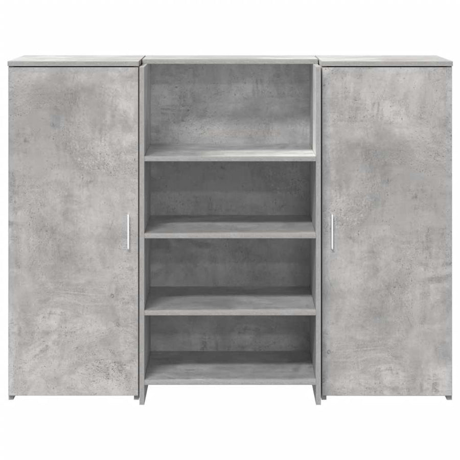 Receptiebalie 135X50X103,5 Cm Bewerkt Hout 135 x 50 x 103.5 cm