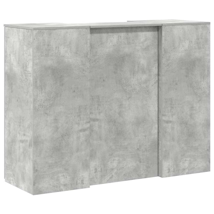 Receptiebalie 135X50X103,5 Cm Bewerkt Hout 135 x 50 x 103.5 cm
