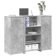 Reception Desk 135X50X103.5 Cm Engineered Wood 135 x 50 x 103.5 cm