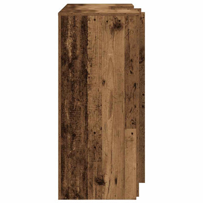 Receptiebalie 135X50X103,5 Cm Bewerkt Hout Kleurig 135 x 50 x 103.5 cm Oud hout
