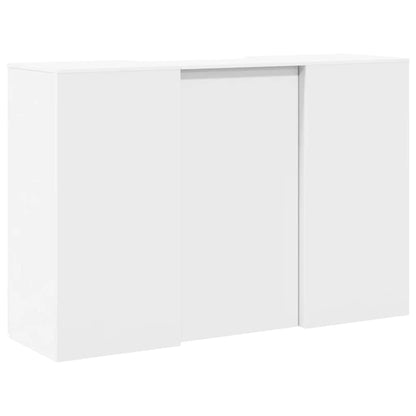 Receptiebalie 155x50x103,5 cm bewerkt hout wit