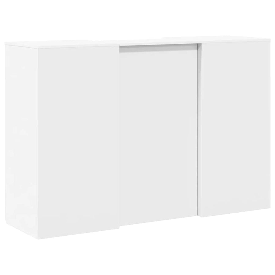 Receptiebalie 155x50x103,5 cm bewerkt hout wit