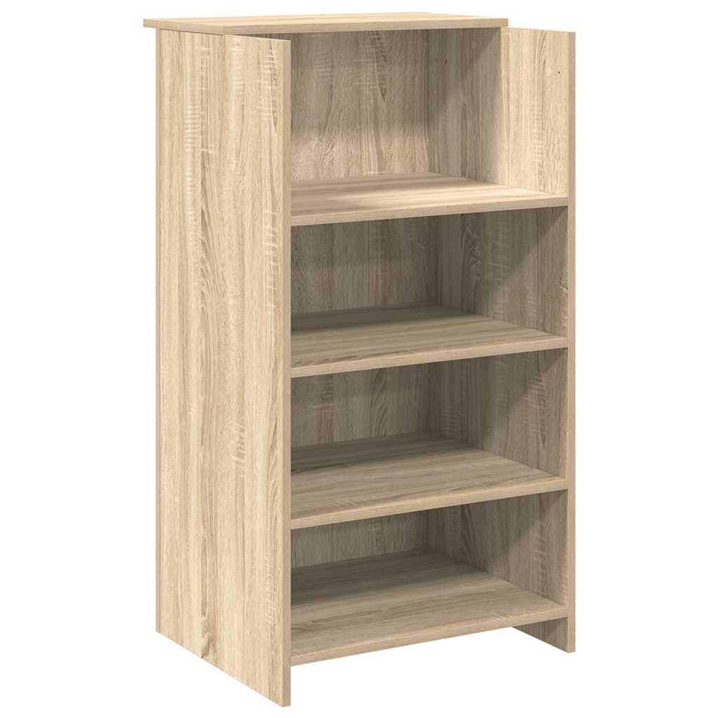 Receptiebalie 155X50X103,5 Cm Bewerkt Hout Kleurig 155 x 50 x 103.5 cm Sonoma eiken