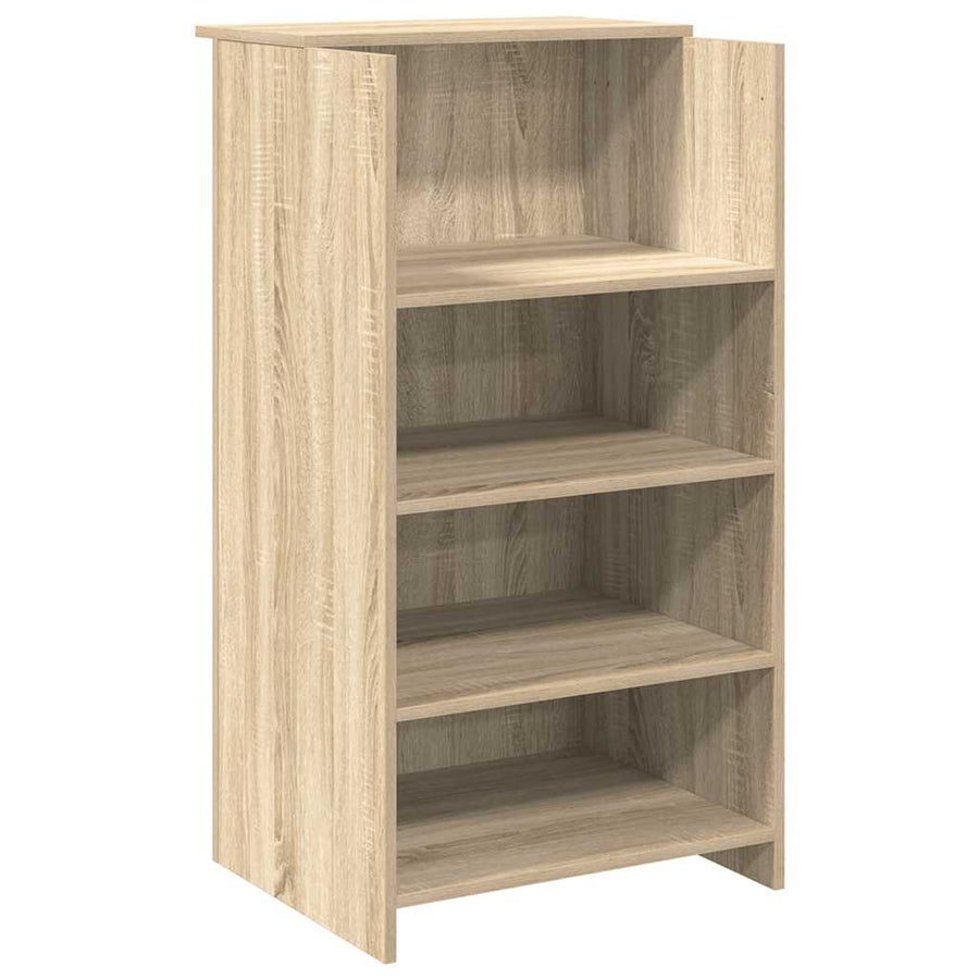 Receptiebalie 155X50X103,5 Cm Bewerkt Hout Kleurig 155 x 50 x 103.5 cm Sonoma eiken