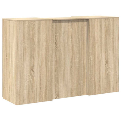Receptiebalie 155X50X103,5 Cm Bewerkt Hout Kleurig 155 x 50 x 103.5 cm Sonoma eiken