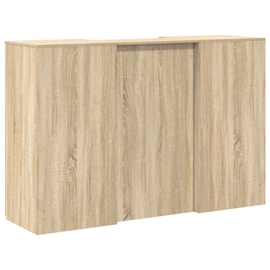 Receptiebalie 155X50X103,5 Cm Bewerkt Hout Kleurig 155 x 50 x 103.5 cm Sonoma eiken