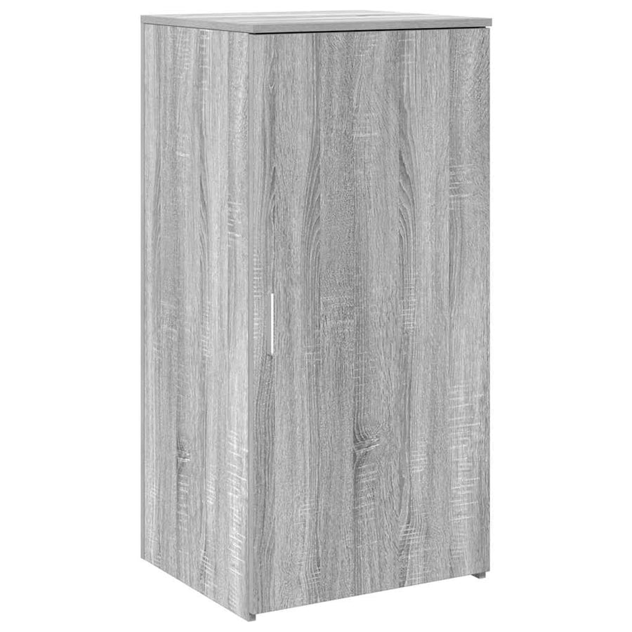 Receptiebalie 155x50x103,5 cm bewerkt hout grijs sonoma eiken