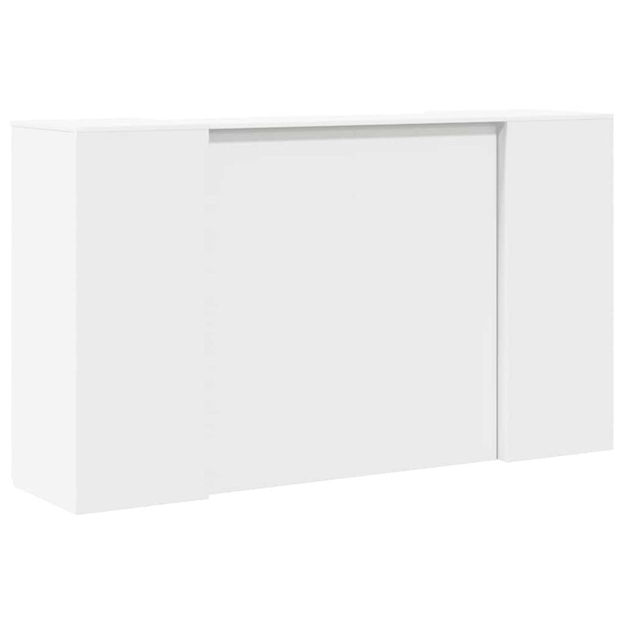 Receptiebalie 180x50x103,5 cm bewerkt hout wit