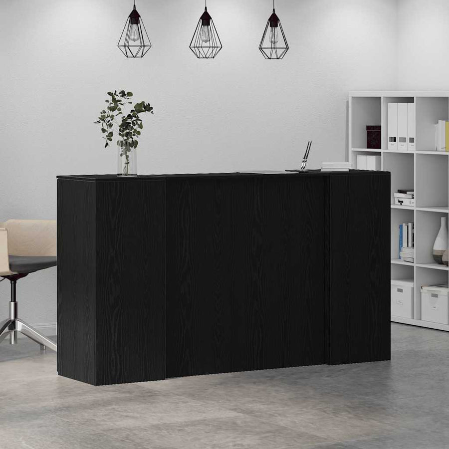 Receptiebalie Eiken 180X50X103,5 Cm Bewerkt Hout 180 x 50 x 103.5 cm