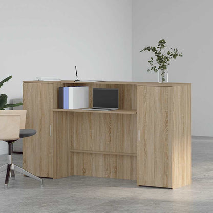Receptiebalie 180X50X103,5 Cm Bewerkt Hout Kleurig 180 x 50 x 103.5 cm
