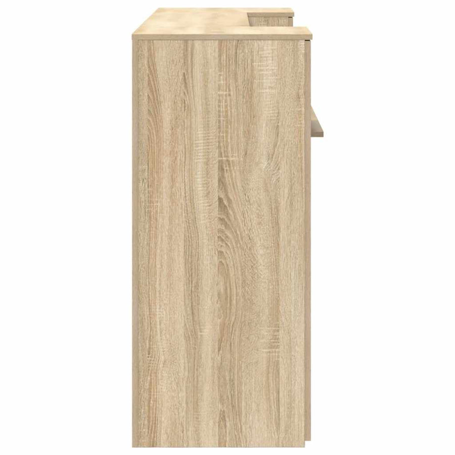 Receptiebalie 180X50X103,5 Cm Bewerkt Hout Kleurig 180 x 50 x 103.5 cm