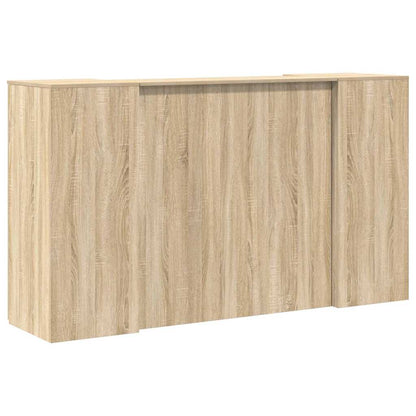 Receptiebalie 180X50X103,5 Cm Bewerkt Hout Kleurig 180 x 50 x 103.5 cm