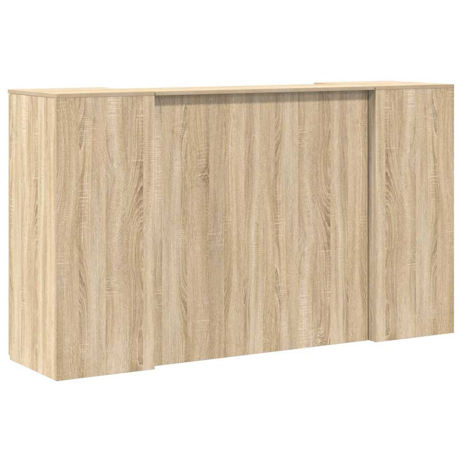 Receptiebalie 180X50X103,5 Cm Bewerkt Hout Kleurig 180 x 50 x 103.5 cm