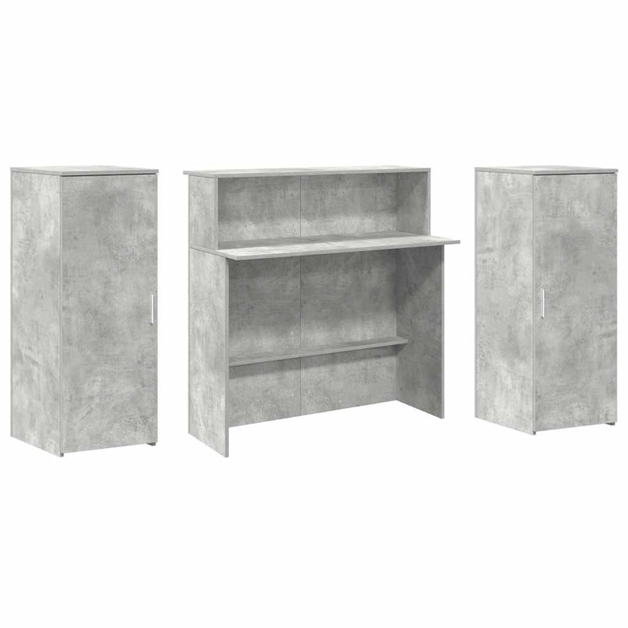 Receptiebalie 180X50X103,5 Cm Bewerkt Hout 180 x 50 x 103.5 cm