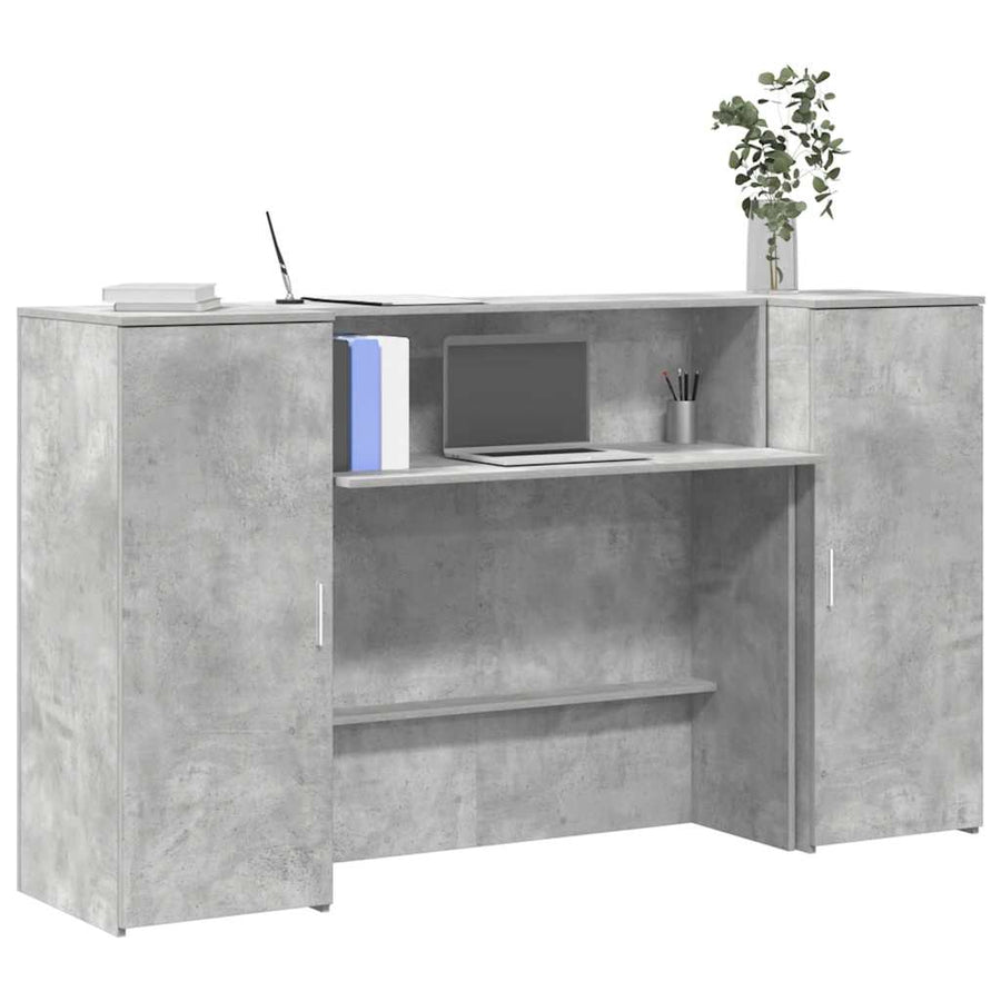 Receptiebalie 180X50X103,5 Cm Bewerkt Hout 180 x 50 x 103.5 cm