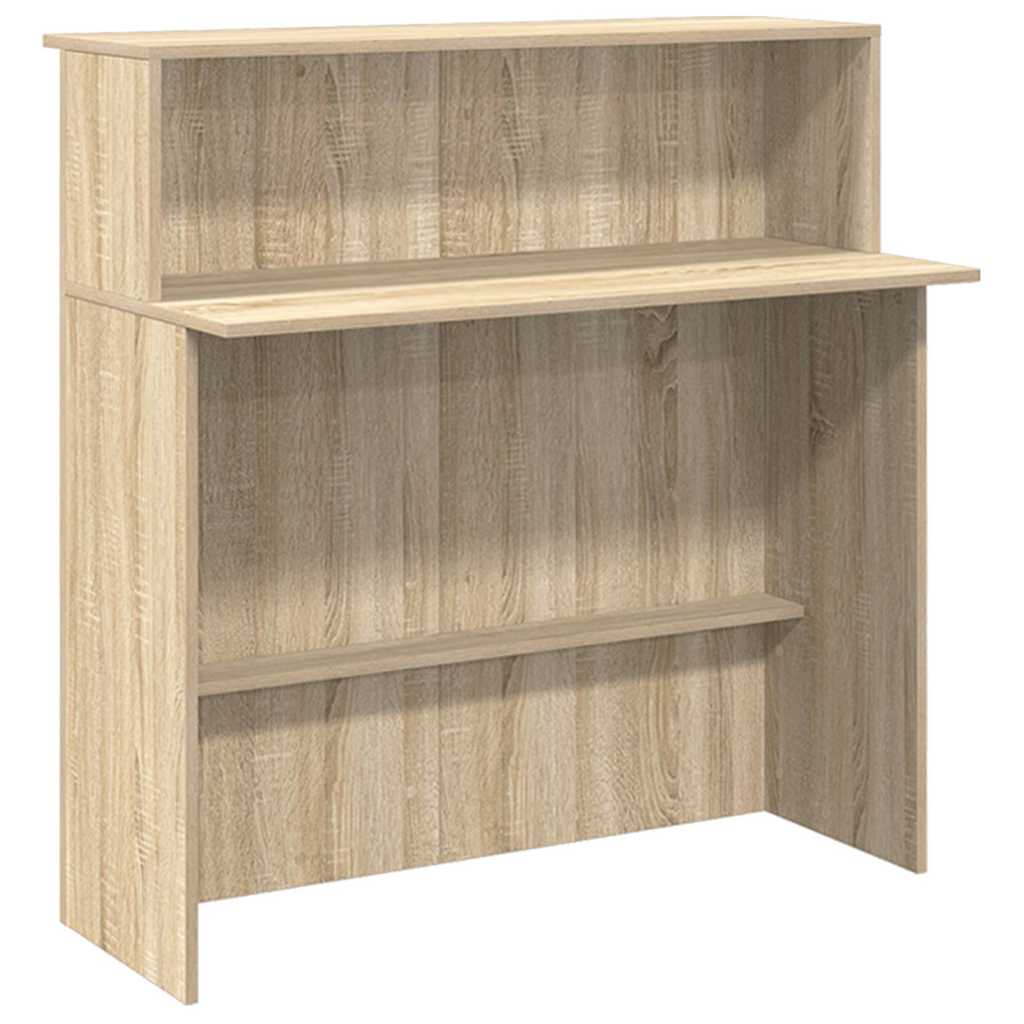 Receptiebalie 200x50x103,5 cm bewerkt hout sonoma eikenkleurig
