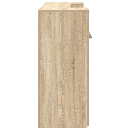 Receptiebalie 200x50x103,5 cm bewerkt hout sonoma eikenkleurig