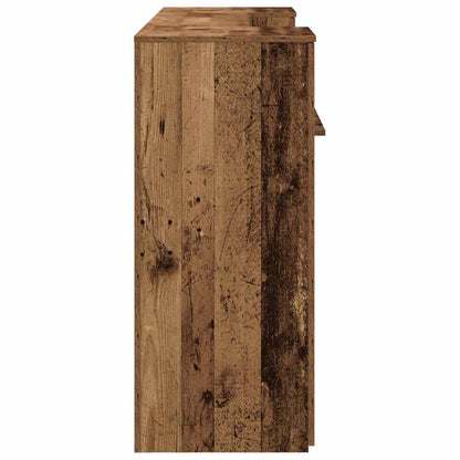 Receptiebalie 200X50X103,5 Cm Bewerkt Hout Kleurig 200 x 50 x 103.5 cm Oud hout