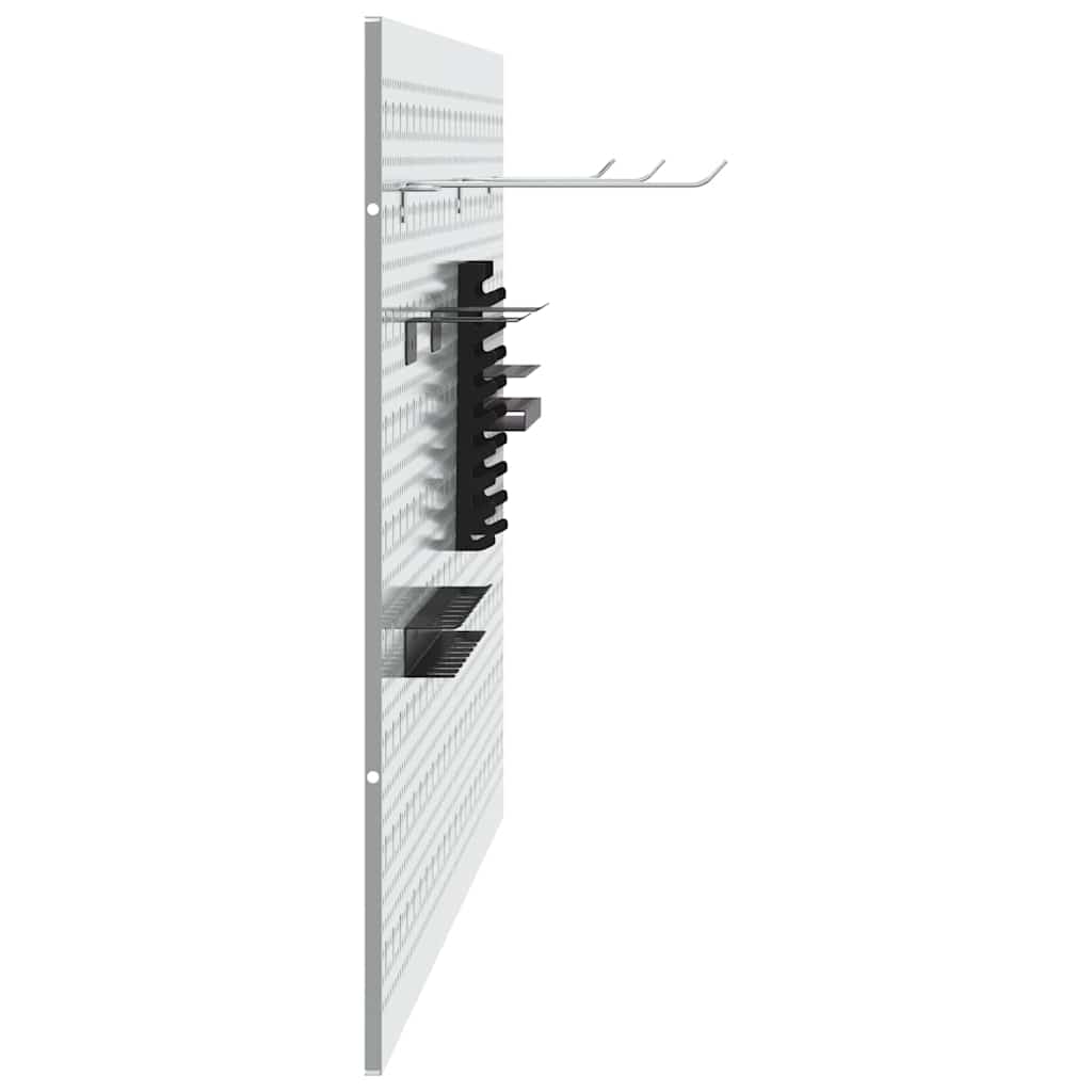 Gereedschap Wandpaneel 2 pcs Grijs 100 x 1 x 60 cm