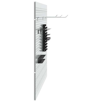 Gereedschap Wandpaneel 2 pcs Grijs 100 x 1 x 60 cm