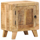 Nachtkastje 40x32x46 cm massief mangohout