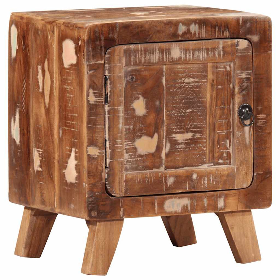 Nachtkastje 40x32x46 cm massief gerecycled hout