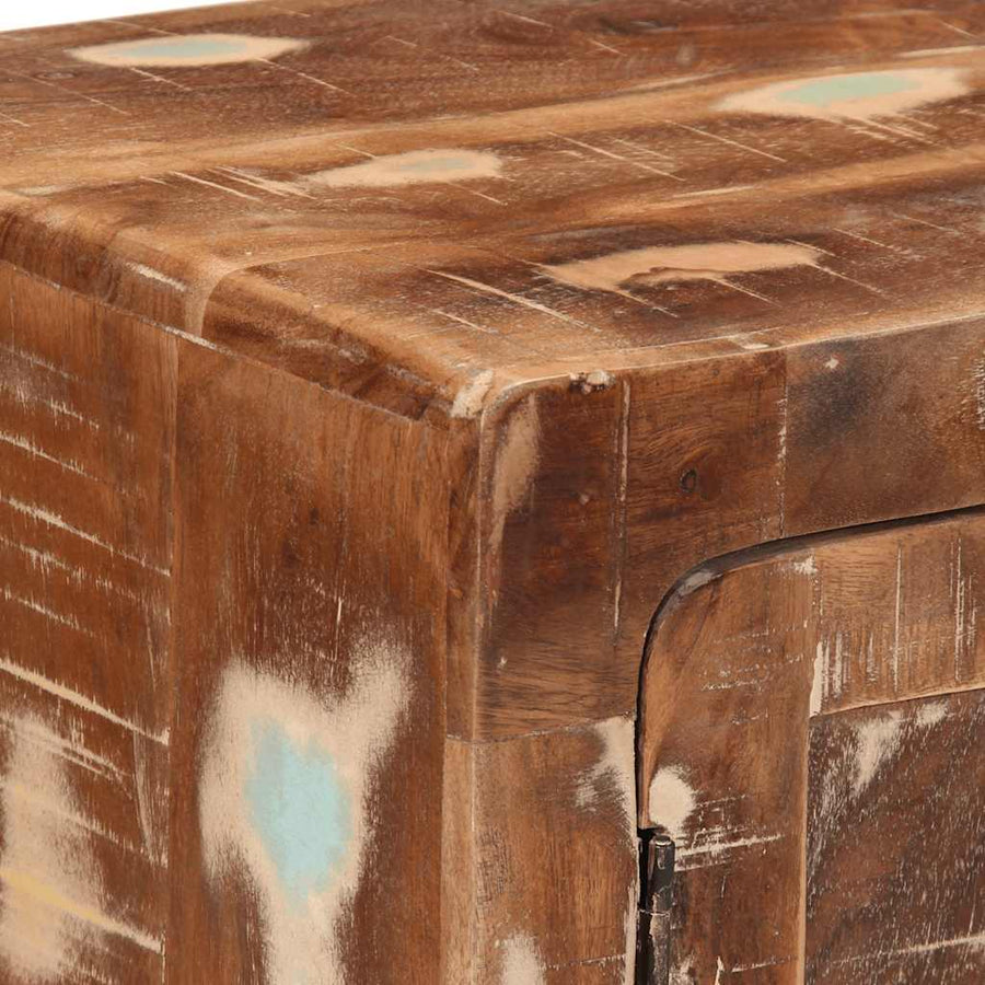 Nachtkastje 40x32x46 cm massief gerecycled hout