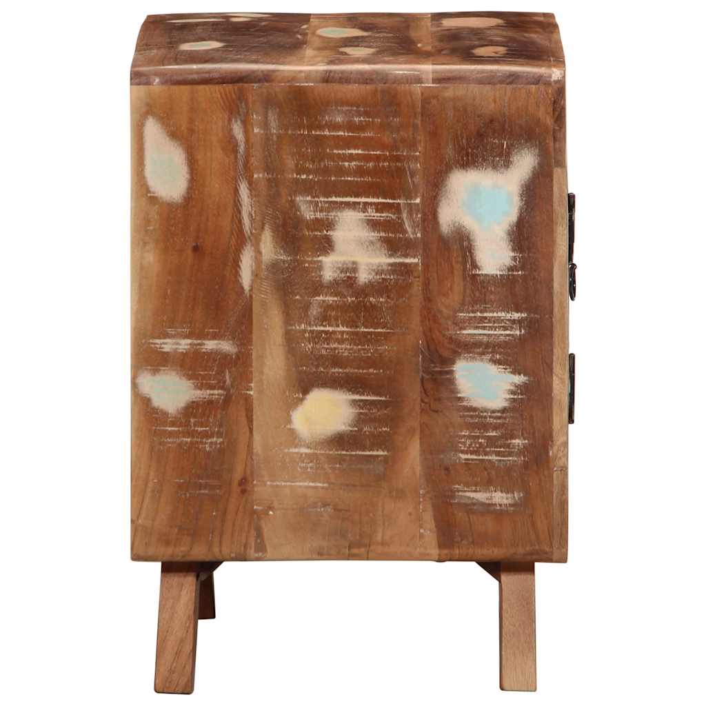 Nachtkastje 2 st 40x32x46 cm massief gerecycled hout