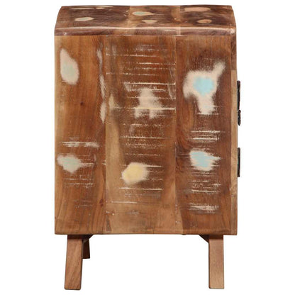Nachtkastje 2 st 40x32x46 cm massief gerecycled hout