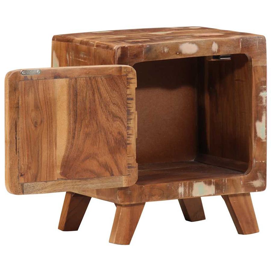 Nachtkastje 2 st 40x32x46 cm massief gerecycled hout