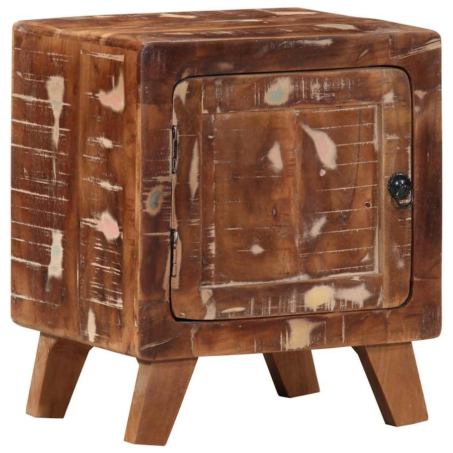 Nachtkastje 2 st 40x32x46 cm massief gerecycled hout