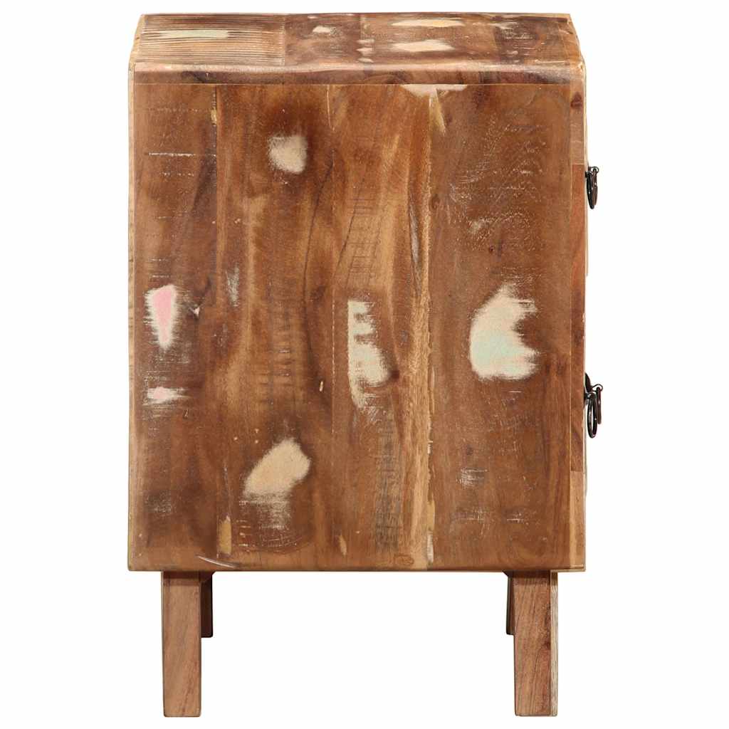 Nachtkastje 40x32x46 cm massief gerecycled hout
