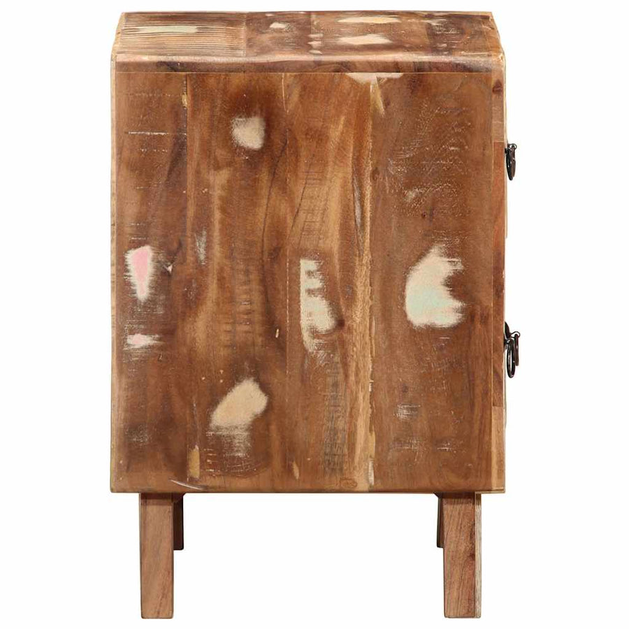 Nachtkastje 40x32x46 cm massief gerecycled hout