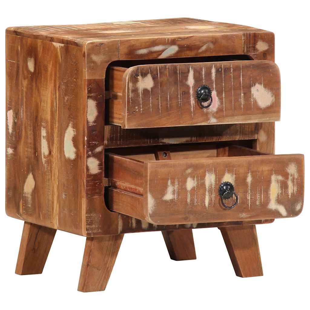 Nachtkastje 40x32x46 cm massief gerecycled hout