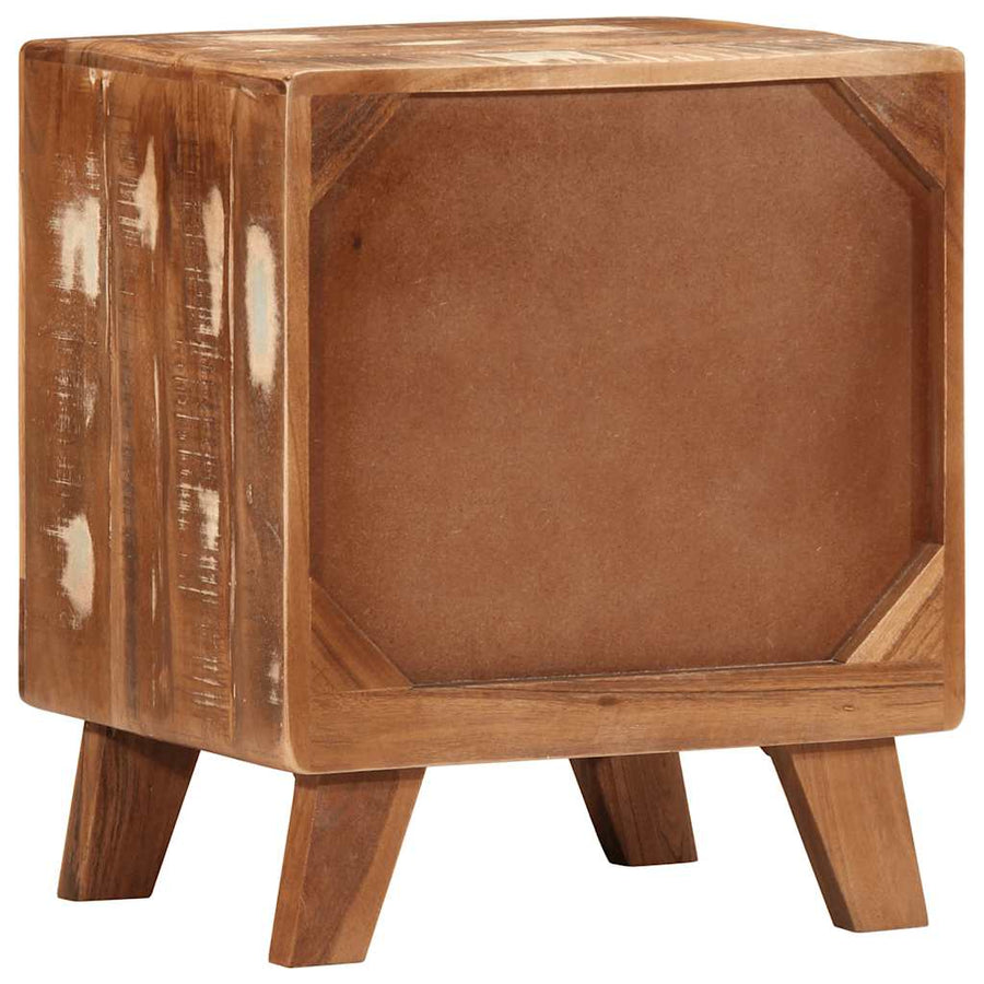 Nachtkastje 2 st 40x32x46 cm massief gerecycled hout