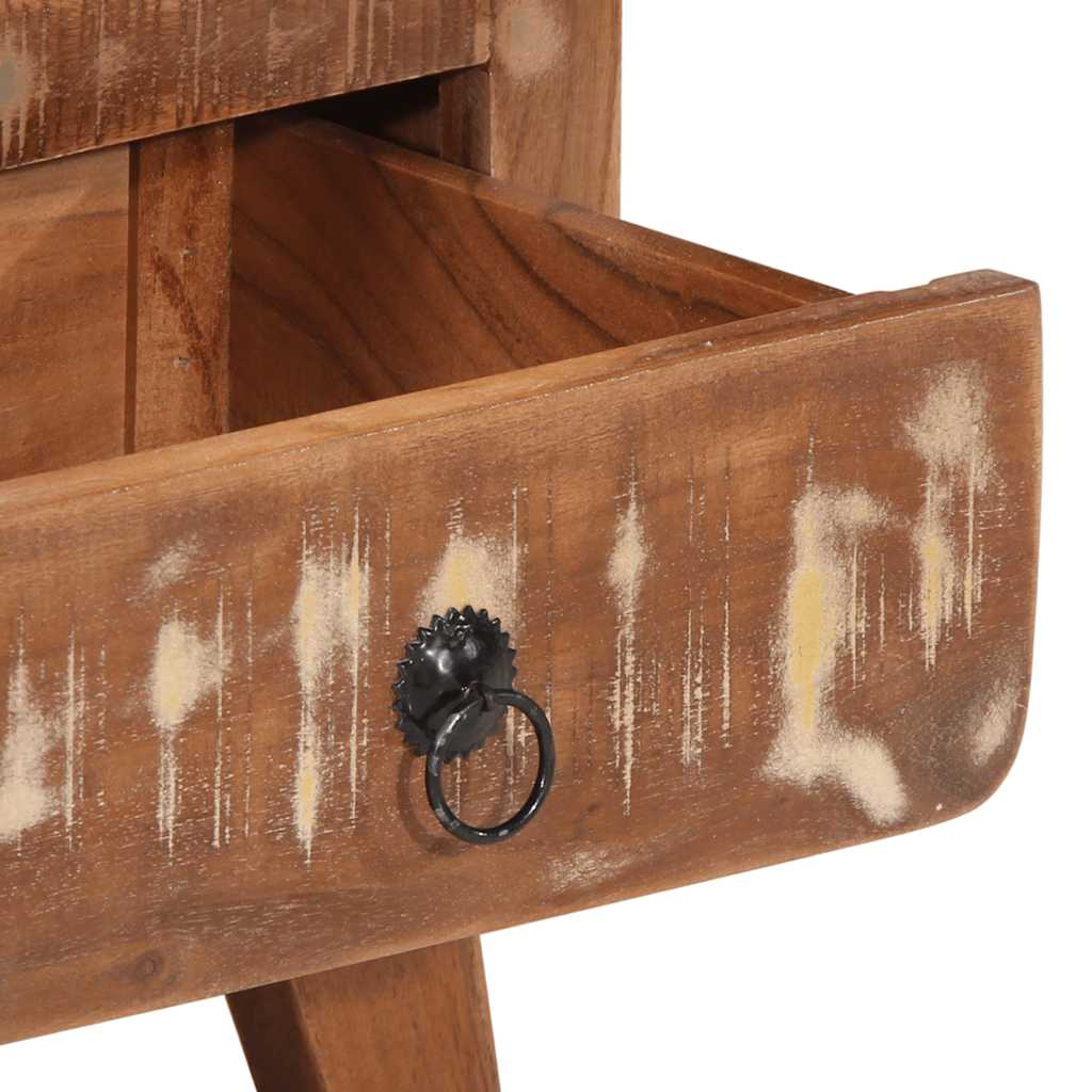 Nachtkastje 2 st 40x32x46 cm massief gerecycled hout