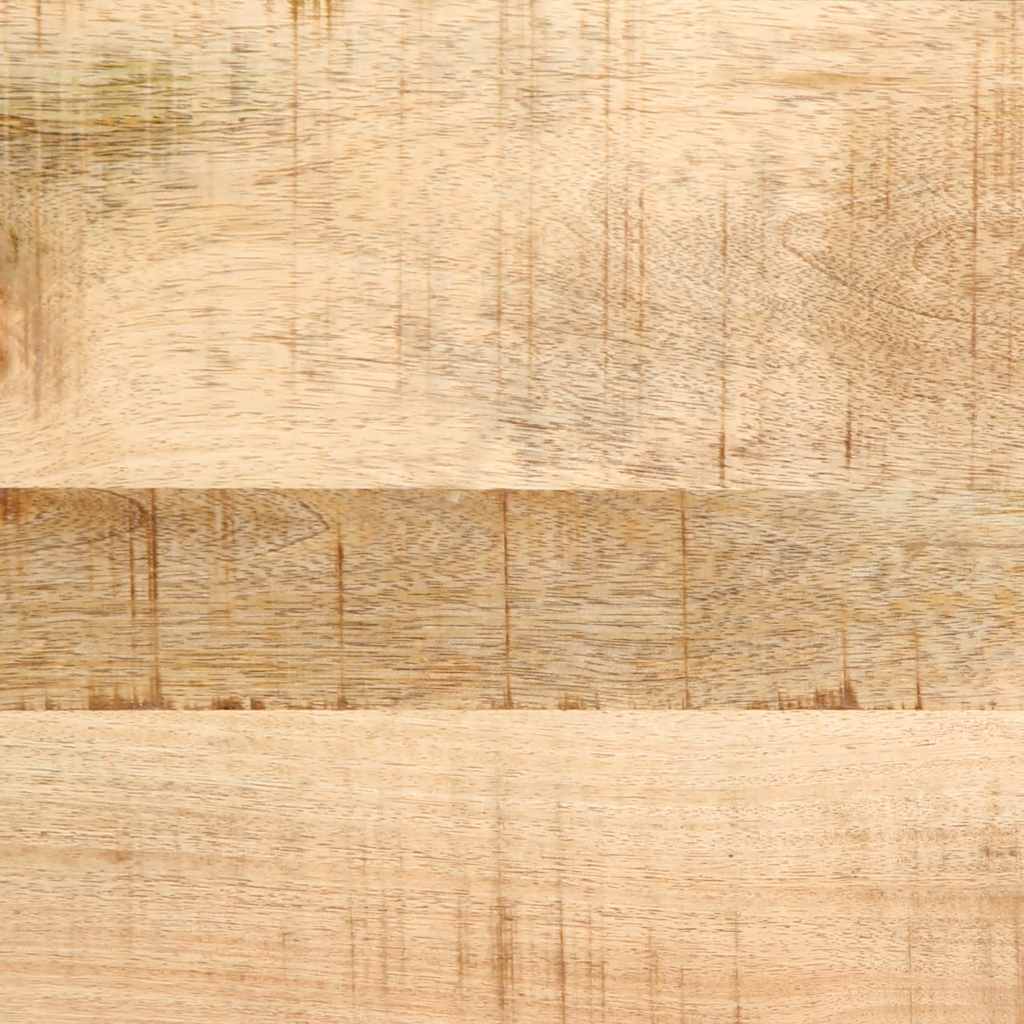 Nachtkastje 2 st 37x32x50 cm massief hout ruw mangohout
